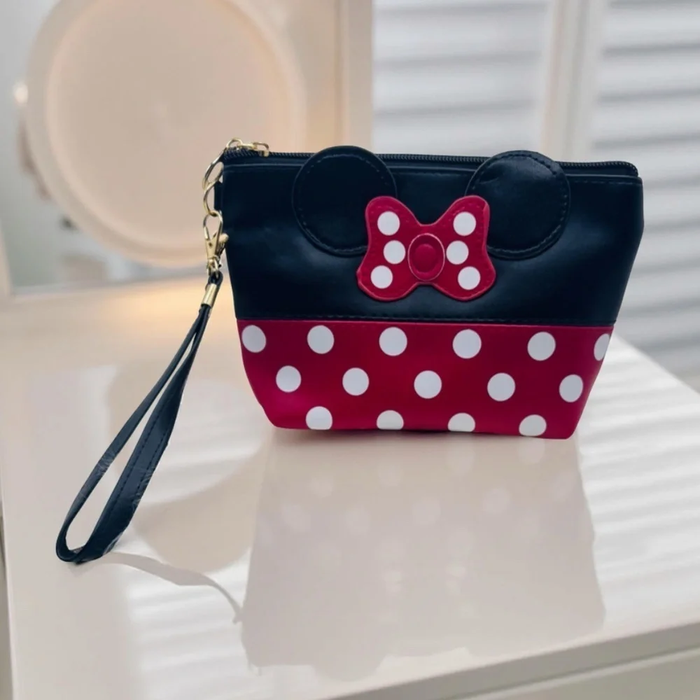 Cute Make Up Pouch and or Pencil Case, Mini Mouse Inspired